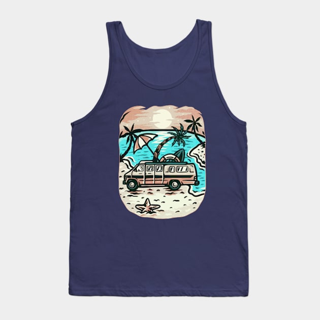 sunrise Tank Top by AntiqueScript